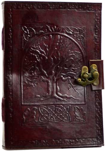 Tree of Life leather w/ latch