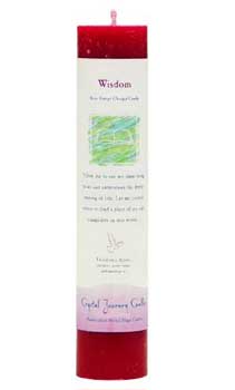 Wisdom reiki charged pillar candle