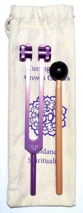 8 1/2" Crown (purple) tuning fork