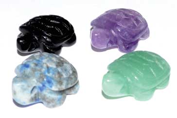 15mm Turtle various stones (2/pk)