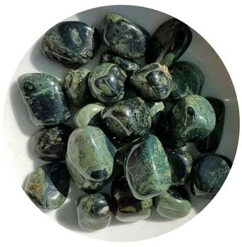 1 lb Jasper, Kambaba tumbled stones