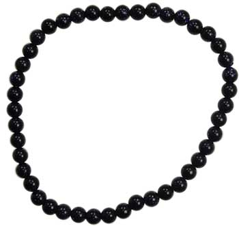 4mm Blue Goldstone stretch