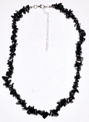 18" Shungite chip necklace