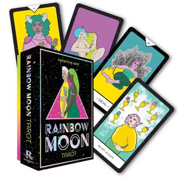 Rainbow Moon tarot (dk & bk) by Samantha West