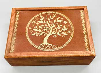 5"x7" Tree acacia wood