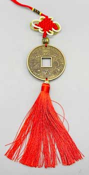 2 1/2" Feng Shui hanging Coin