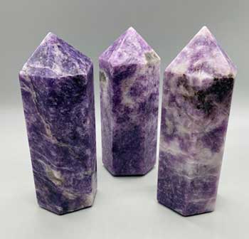 ~5+" Lepidolite obelisk