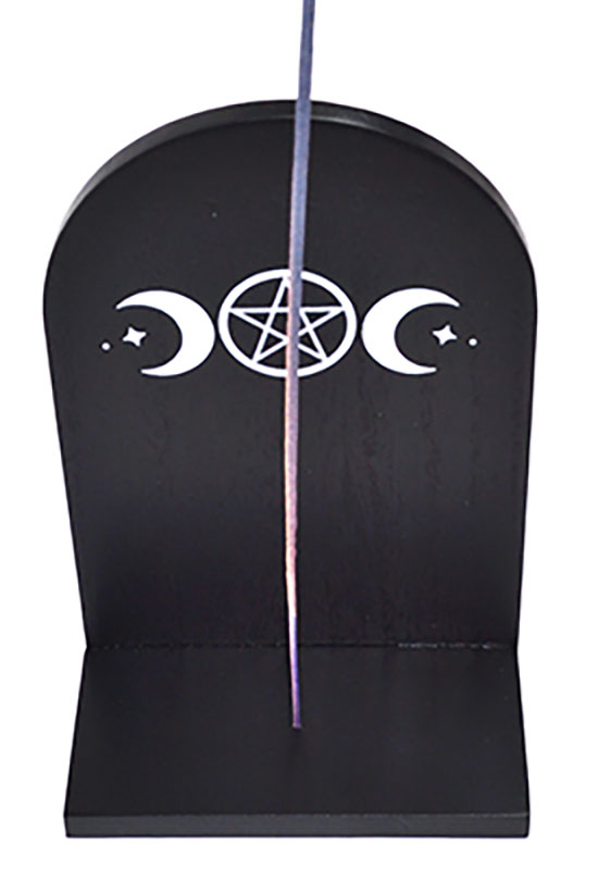 7 1/4" Triple Moon incense burner