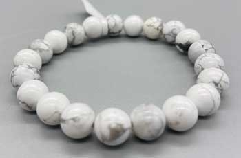 8mm Howlite bracelet