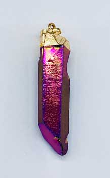 2" Rainbow Quartz pendant