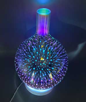 9" 3D Glass ultrasonic diffuser