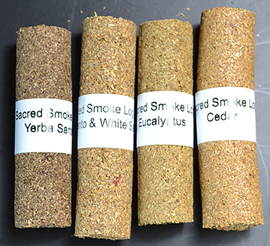 (set of 4) 4" Sacred Logs